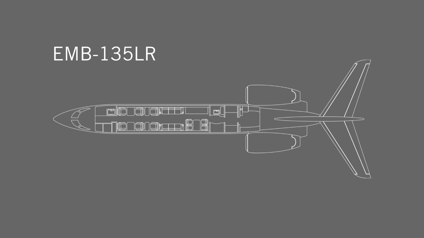 Business jet EMB-135LR